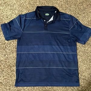 Blue Striped Polo